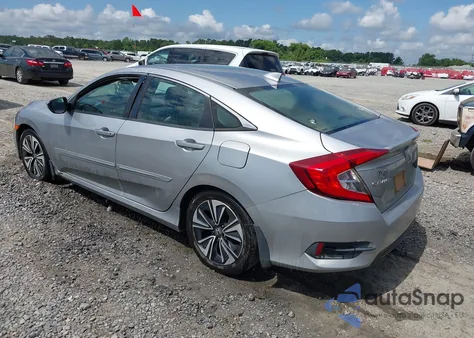 2017 Honda Civic Ex-L z USA, uszkodzony, nr VIN 19XFC1F74HE000338